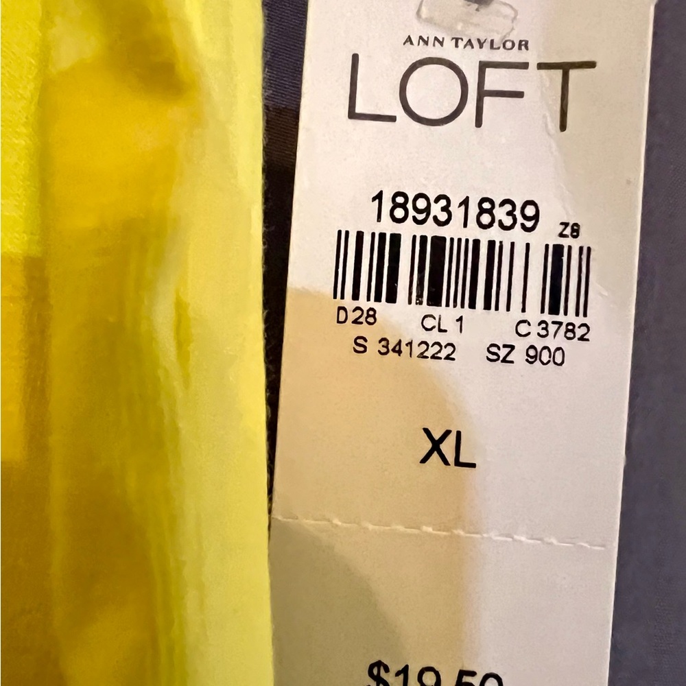 LOFT Bright Yellow Tank Top - Picture 3 of 3